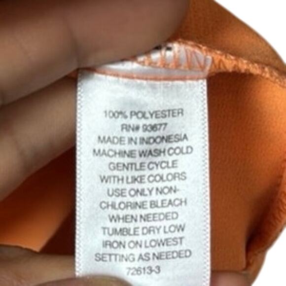 NWT-Worthington Womens Short Sleeve Midi Shirt Dress Orange
Soda, Size 2X - Picture 10 of 10